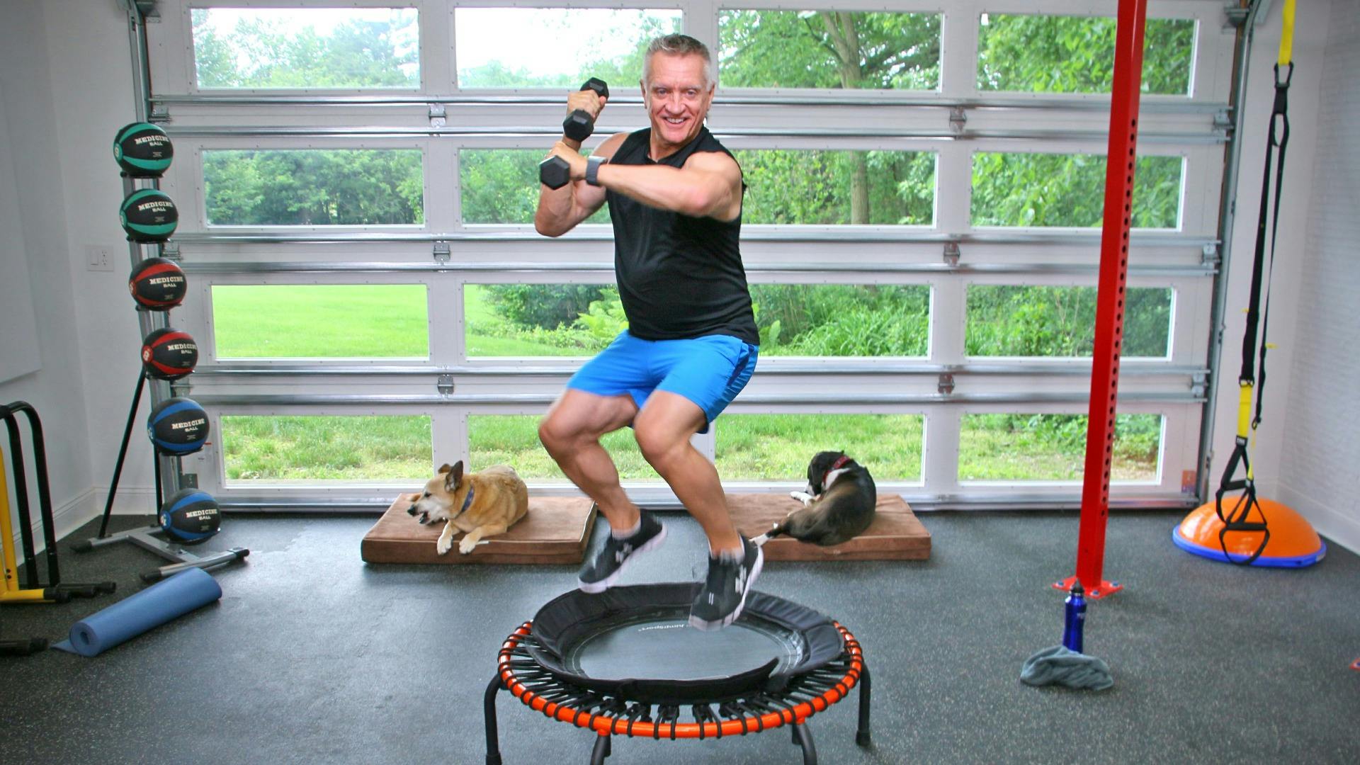 Best Hiit rebounder workouts for Push Pull Legs