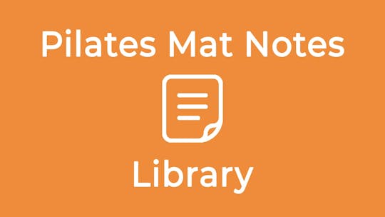 Pilates Mat Notes Library by John Garey TV