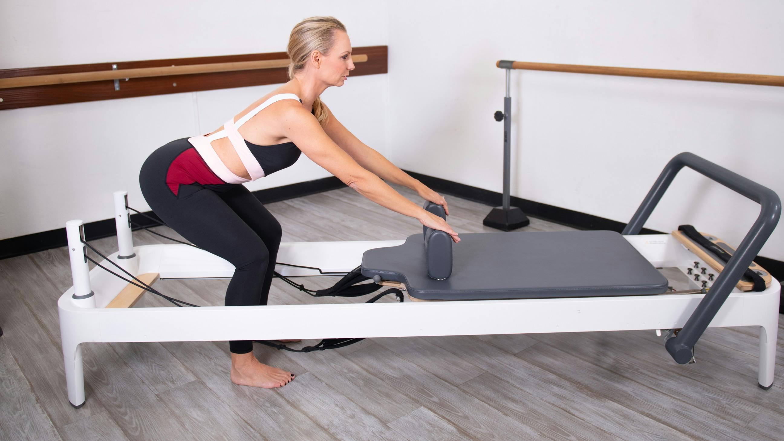 Reformer Upper Body with a Posture Focus Pilates Barre On Demand