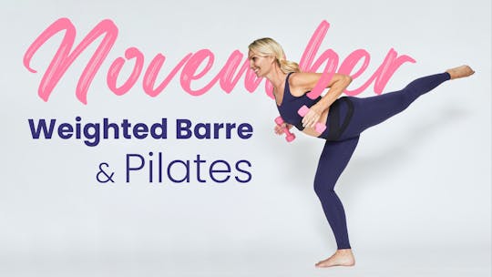 November Workout 2021 by Pilates Barre On Demand
