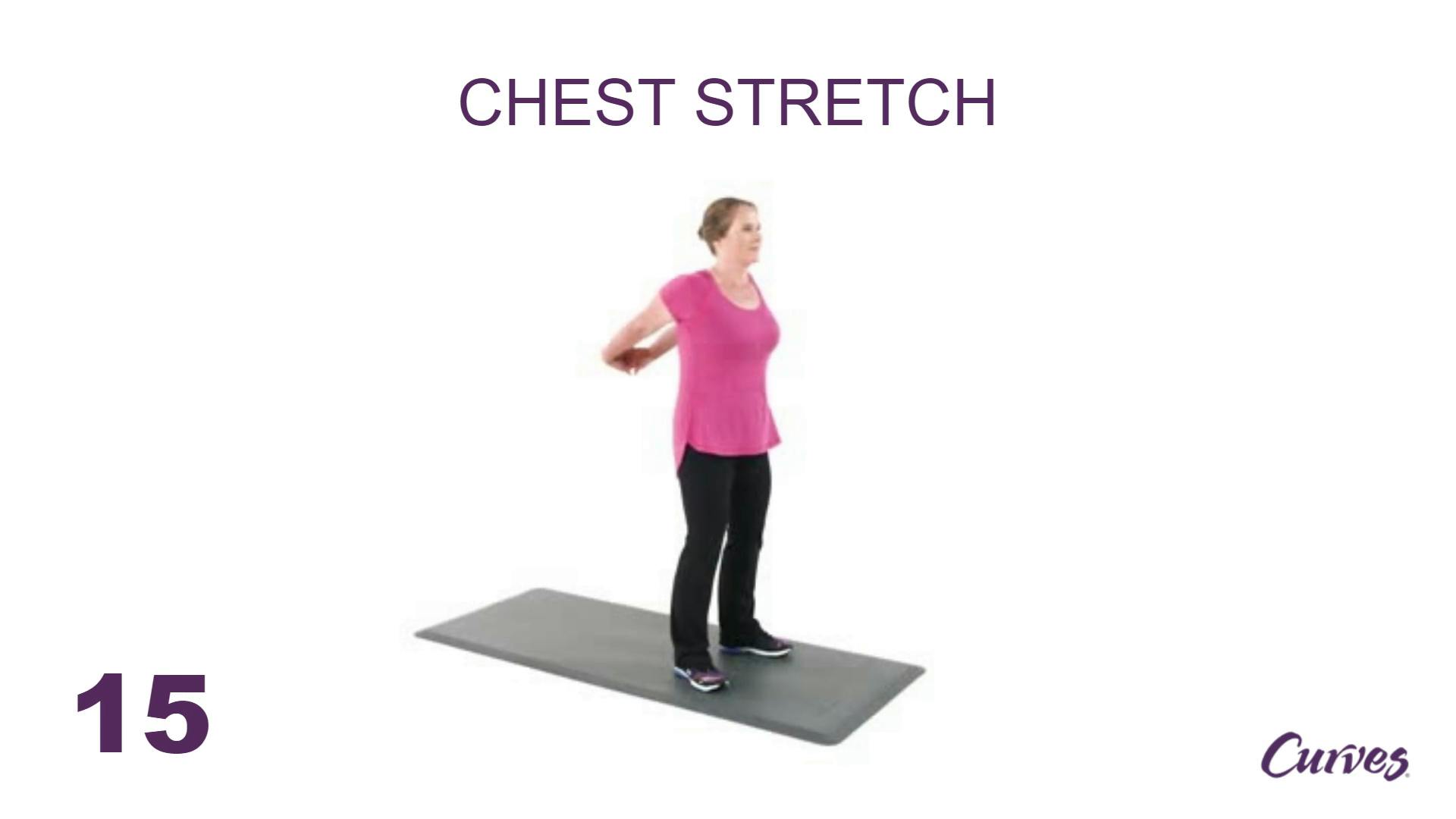 STRETCHING CHEST STRETCH Stretching Fitness Education Classes