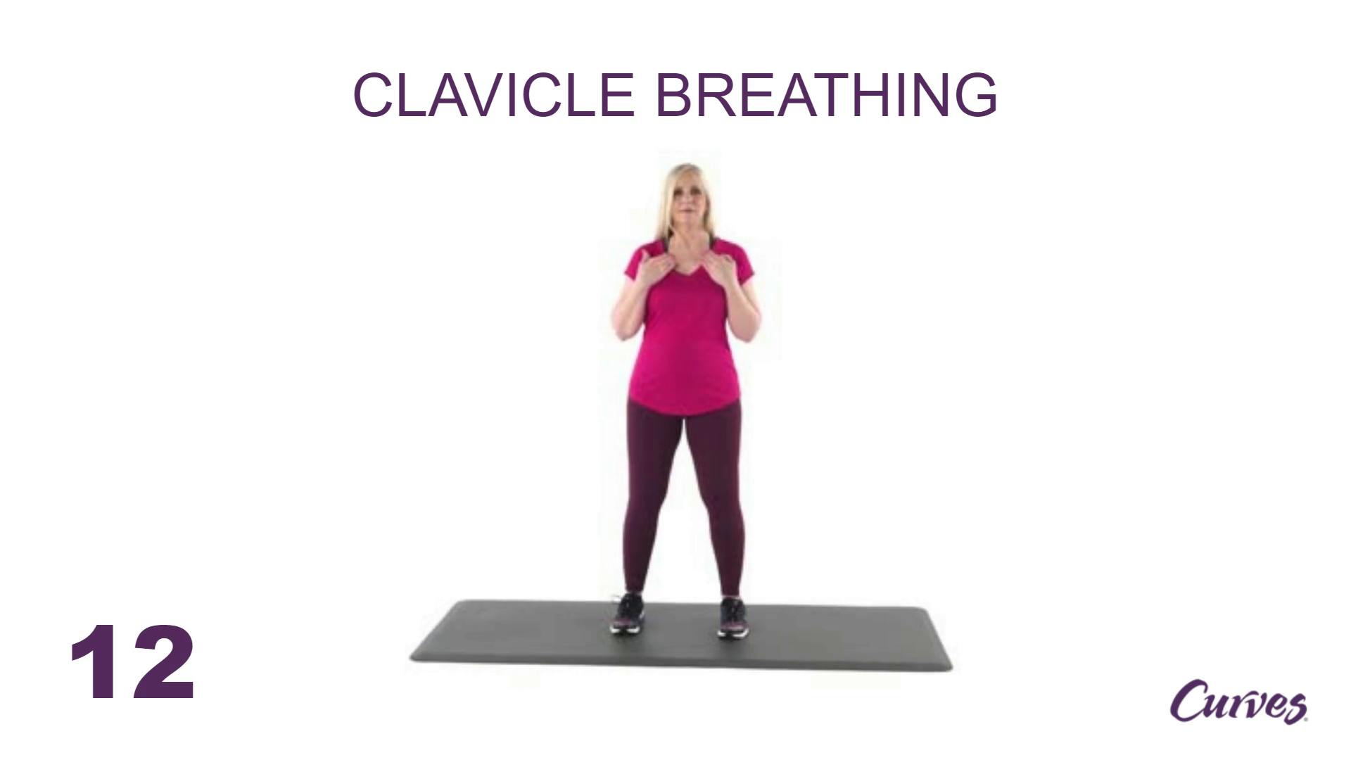 CLAVICLE BREATHING Stretching Fitness Education Classes Curves on
