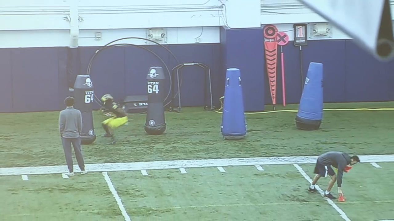 DRILLS Pop Ups Michigan Football Series Wide Receiver Footwork